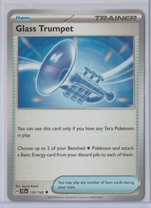 Pokémon 2024 STELLAR CROWN GLASS TRUMPET 135/142 MINT Never Played - Picture 1 of 1