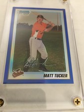 2010 1st Bowman Card Matt Tucker BCP72 Blue Refractor 100/250 Orioles