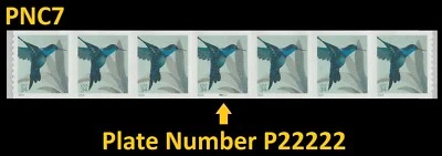 US 4858a Hummingbird 34c PNC7 P22222 MNH 2014 - Image 1 of 2