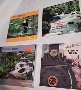  Echoes of Nature: Wilderness River CD Train Ride, Rainforest Lot Of 4  - Picture 1 of 10