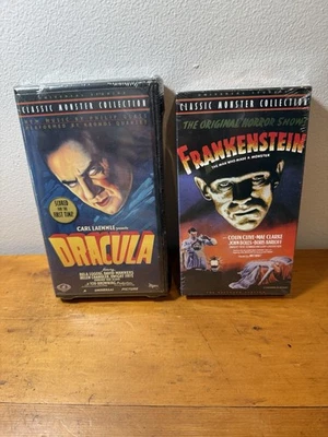 Frankenstein & Dracula Universal Classic Monster Collection – BOTH SEALED 1999 - Image 1 of 4