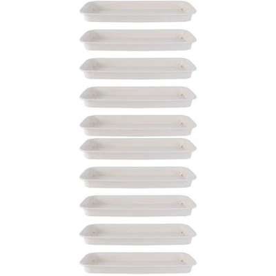  2 PCS Flower Pot Saucers Rectangular Orchid Pots Rectangle Planter Tray - Image 1 of 4