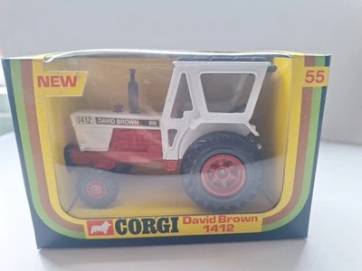 Corgi David Brown Tractor 1412.    pb20 - Image 1 of 4