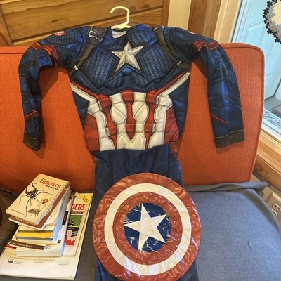 Iron Man Halloween Costume With Inflatable Shield Size Medium - Image 1 of 4