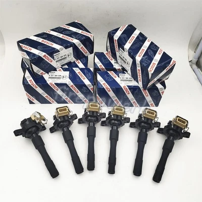6 pack Ignition Coil 0221504029 Fits For BMW E36 E46 E39 E38 E53 323i 528i 325xi - Image 1 of 4