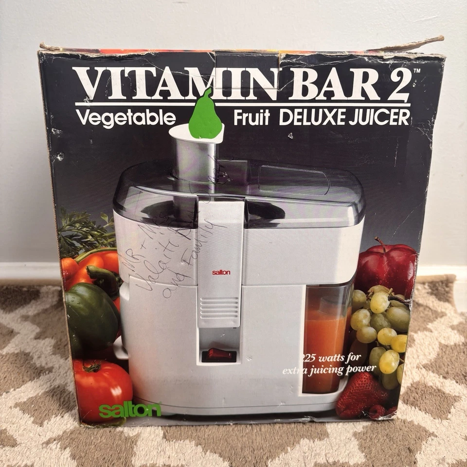 Exprimidor de frutas/vegetales Salton barra de vitaminas 2 Jc-4 caja abierta Foto 1 de 4