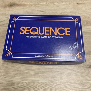Sequence Deluxe Edition Brettspiel Spielmatte Strategie 1995 komplett - Bild 1 von 11