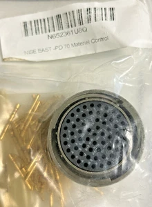 MILSPEC 61 pin connector PN MS3126E24-61S. NSN 5935-00-767-7313, NOS. - Picture 1 of 2