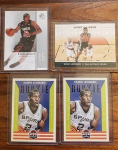 Kawhi Leonard lot & SPURS 40 CARDS (graded, rookies, numbered, silver) - Picture 1 of 20