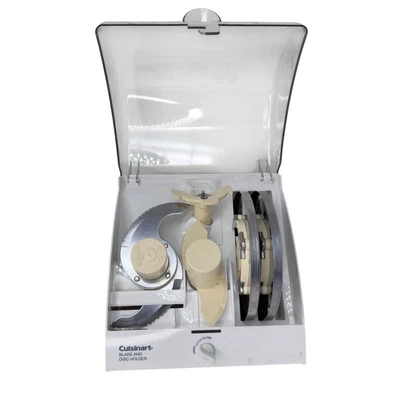 Cuisinart BDH-2 Food Processor Case Safety Disc Blade Storage Holder - White - Image 1 of 4