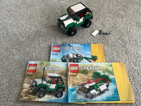 LEGO CREATOR: Adventure Vehicles (31037) 3 In 1 W/ Instructions. Missing 1 Piece
