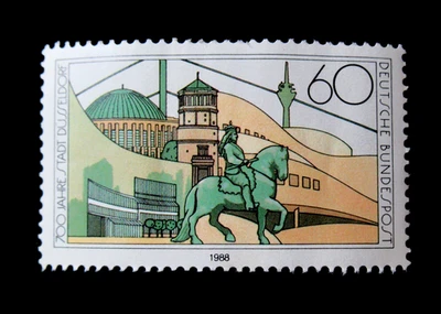Germany Stamps Sc 1554 Deutsches Bundespost 60 Pfenig 1988 Mint MNH - Image 1 of 2
