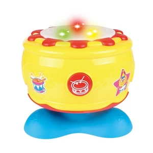 Baby's Music Hand Drum Rotating 360 Degrees Light Learning Baby Sensory Toy - Picture 1 of 10