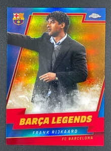 2022-23 Topps Chrome FC Barcelona Frank Rijkaard /50 Gold Barca Legends #LE-12 - Picture 1 of 2