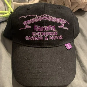 Vintage Harrahs Cherokee Casino And Hotel Adjustable Hat, Brand New W/ Cardboard - Picture 1 of 5