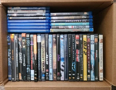 DVD/Blu Ray My Collection 40 Movies Marvel DC Disney Action Horror and More LOOK - Image 1 of 4