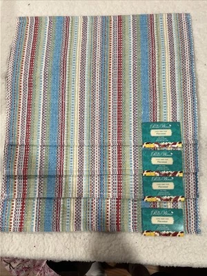 Set of Four (4) ~ Pioneer Woman ~ 14" x 19" ~ CLASSIC CHUNKY STRIPE ~ Placemats - Image 1 of 3