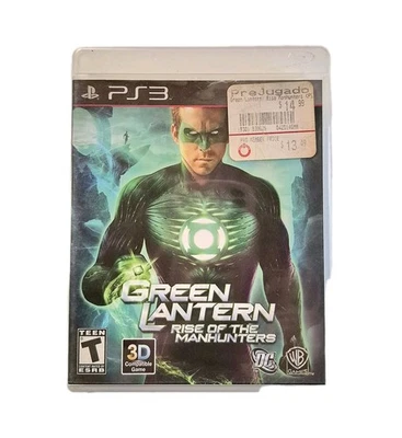 PS3 GREEN LANTERN RISE OF THE MANHUNTERS ORIGINAL VIDEO GAME  (T RATED) - Image 1 of 3