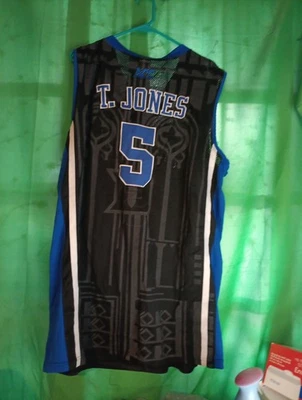 Nike Elite Blue Duke Blue Devils #5 T JONES Basketball Jersey NCAA 3XL - Image 1 of 4
