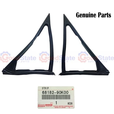 Genuine LandCruiser HZJ79 Single Cab Front 1/4 Vent Window Weatherstrip Set - Image 1 of 4