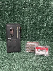 Sanyo M5497 Microcassette Recorder 2-speed + 4 New Sealed Cassette Tested & Work - Picture 1 of 7