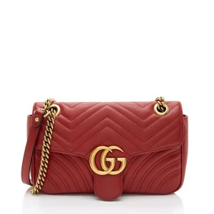Bolso Gucci Matelasse Cuero GG Marmont Mediano Solapa - Imagen 1 de 12