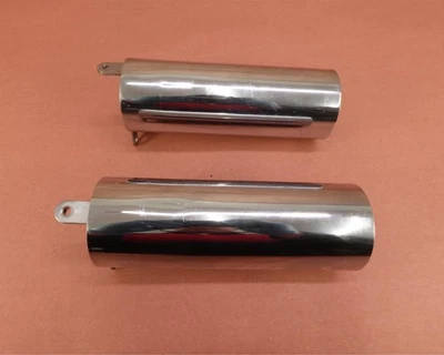 Kawasaki Vulcan 1500 VN1500E 1996-2008 cubiertas de horquilla cromadas inferiores tubos Foto 1 de 4