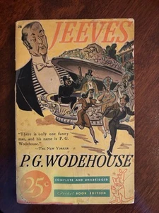 Vintage Jeeves By P.G. Wodehouse Complete Unabridged Pocket Book Edition 1939 - Foto 1 di 9