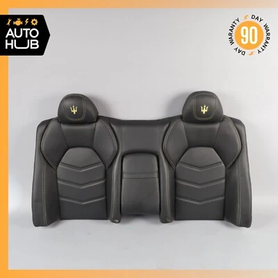 Cojín de asiento superior trasero negro Maserati GranTurismo S M145 13-18 OEM Foto 1 de 4