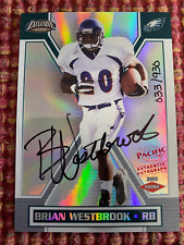 Brian Westbrook 2002 Pacific Exclusive Autograph Rookie Card /930