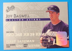 1995 Studio Baseball Card #2 Jeff Bagwell