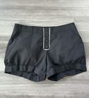 Gap Womens Black Bloomer Shorts Size 4 Pull-on Cuffed 