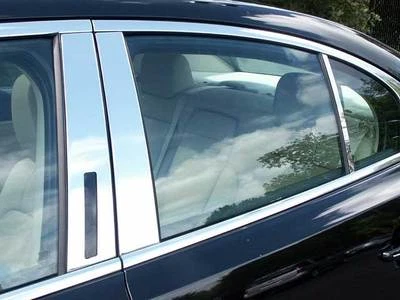 Stainless Chrome Pillar Posts 6PCS QAA Window Trim FOR Lincoln MKS 2009-2016 - Image 1 of 4