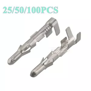 Molex Standard ,093" 20-14 AWG Crimpkontakte Stiftkontakte Stecker Pin Kontakt - Bild 1 von 2