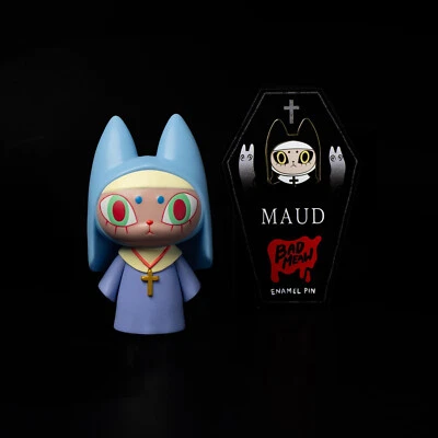 UNBOX BADMEAW MAUD TTE / PIN SET SPECIAL EDITION VINYL Designer Figure H4inch - Image 1 of 4