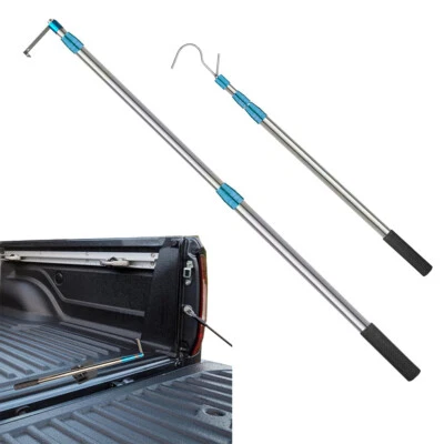 KYOSTAR Cargo Grabber Reach Retriever Tool, 6.3Ft Heavy Duty Truck Tool Telescoping Hook