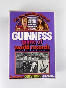 Vintage 1975 Parker Brothers Guinness Game Of World Records #75 - Picture 1 of 7