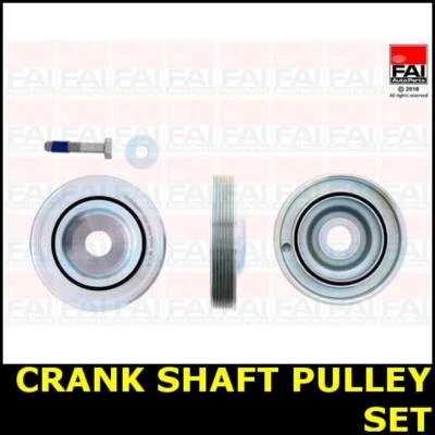 Crank Shaft Pulley Set Fits FORD GALAXY GRAND C-MAX KUGA 2.0 K4201DVF - Image 1 of 3