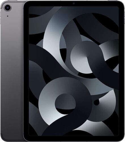 New ListingApple iPad Air 5th Gen. 64GB, Wi-Fi + 5G (Unlocked), 10.9in - Space Gray