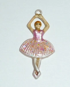 Bailarina Bailarina Dije Para Pulsera Metal Dije Rosa Tutú Rubio Cabello Bailarina - Imagen 1 de 5