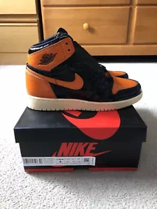 Air Jordan 1 Retro hohe OG Gs zerbrochenes Rückbrett 3,0 Größe 4 5754441-028 - Bild 1 von 6