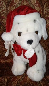 Best Made Toy Christmas Puppy Dog 10" Plush Stuffed Animal Holiday Dalmatian (A) - Picture 1 of 6