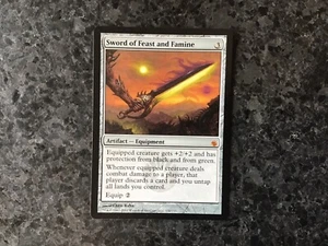 Magic MTG - Sword of Feast and Famine - Mirrodin Besieged NM - Picture 1 of 2