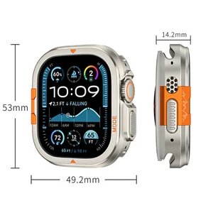 Rugged Bumper Watch Cover Metal Case For Apple Watch Series 10 Ultra 2/1 46/49mm - Picture 1 of 28