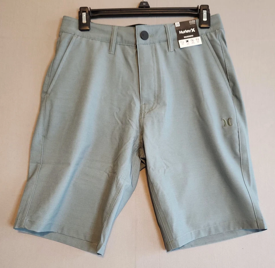 Hurley Hybrid Walk Short Men’s Size 28 Waist Green WITH TAGS