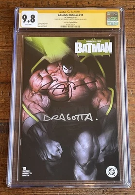 ABSOLUTE BATMAN #10 CGC SS 9.8 FIRMADO VARIANTE SCOTT SNYDER & DRAGOTTA BEN OLIVER Foto 1 de 2