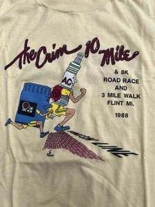 Vtg 1980s Flint Mi Ac Spark Plug Crim Race T Shirt Hot Rod 1988 Buick Gm Chevy - Picture 1 of 10