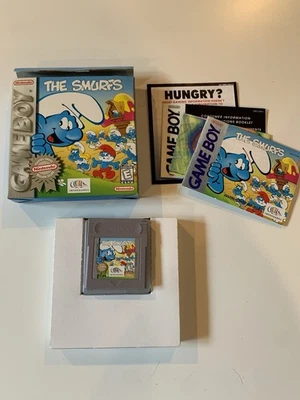 Nintendo Game Boy The Smurfs CIB Complete in Box With Papers Excellent RARE - Image 1 of 4