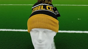 Steel City Knit Beanie Hat Pittsburgh Steelers NWT - Picture 1 of 4