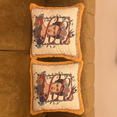 2er Set Frida Kahlo Luxus Wende Kissen by Casa Padrino 50 X 50 Cm - Bild 1 von 4
